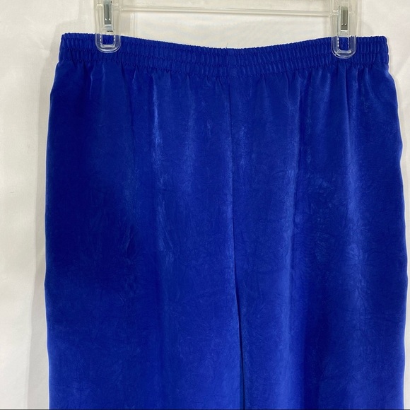 Sea Suns Vintage 3pc. Cobalt Blue Woman’s Pant Set *Petite* - Picture 10 of 16